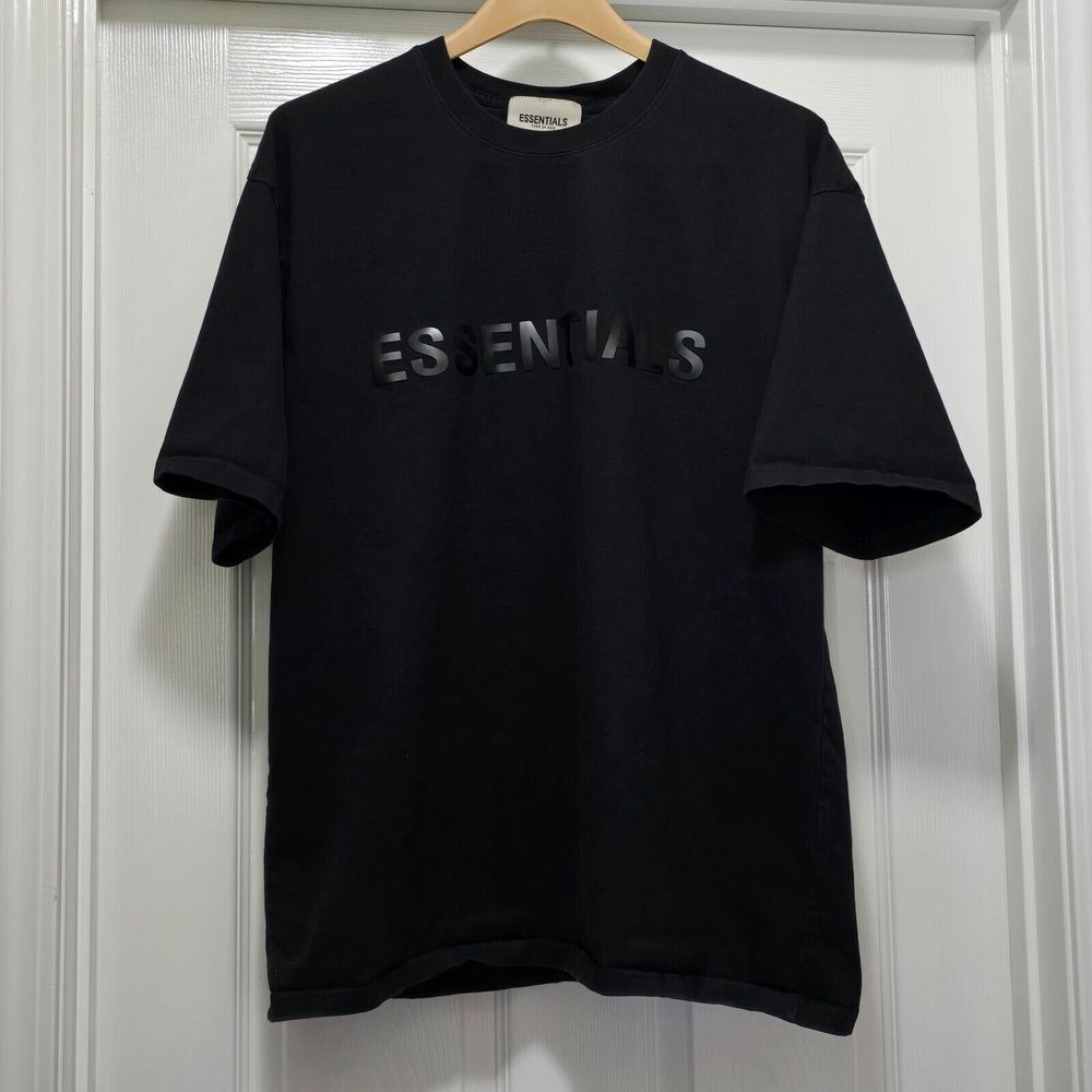 Fear of God Essentials Black Short Sleeve Tee